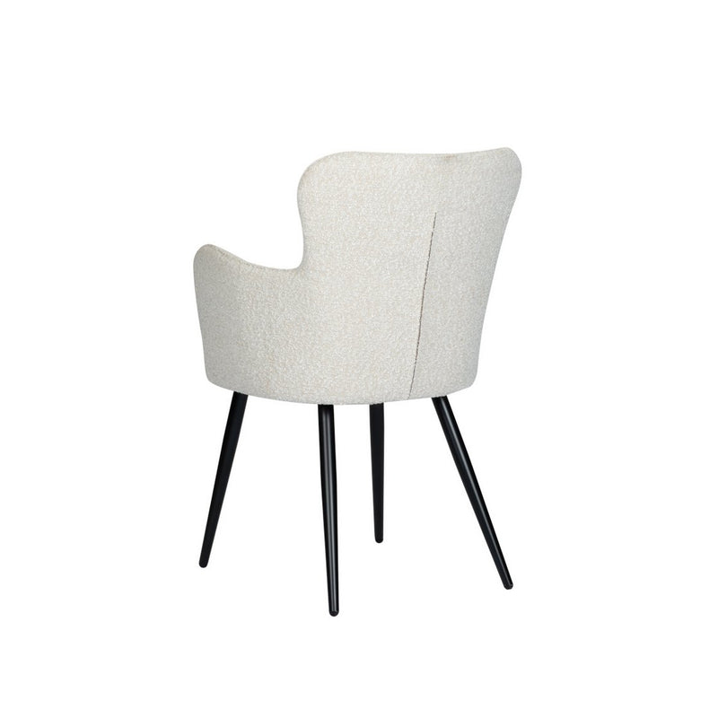 Oorfauteuil parelwit (Set van 2) - Chic Choice