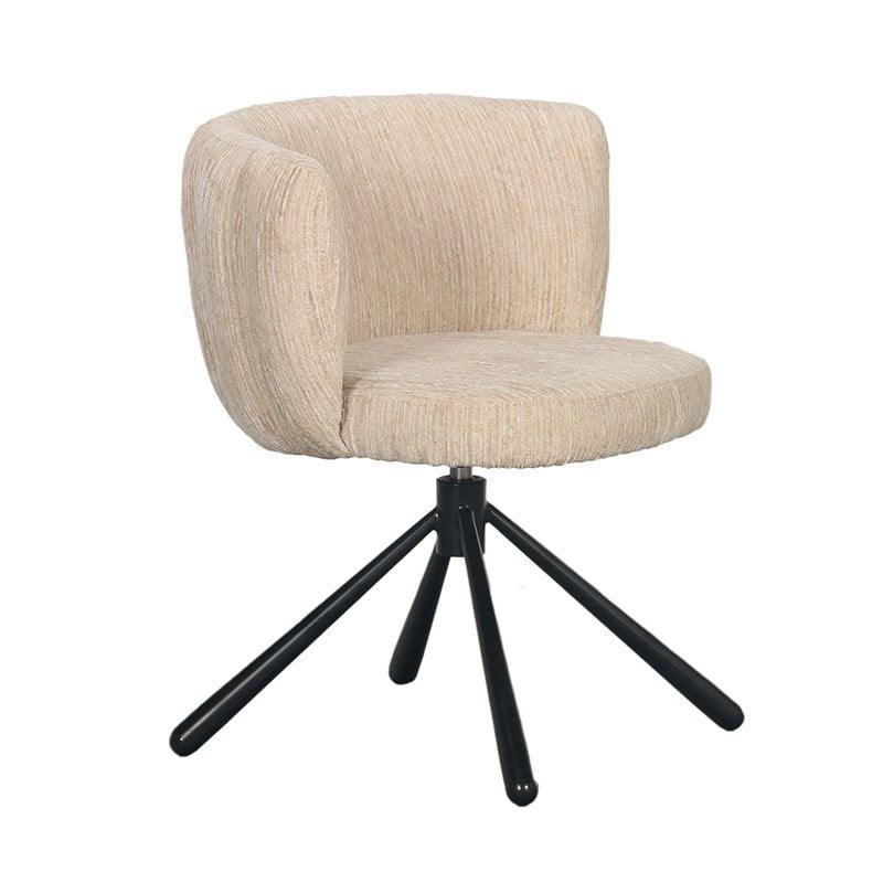 Shell Draaistoel Naturel - Chic Choice