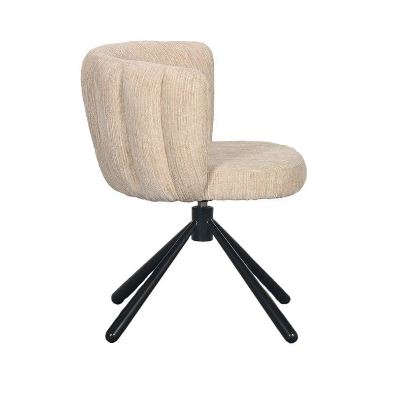 Shell Draaistoel Naturel - Chic Choice