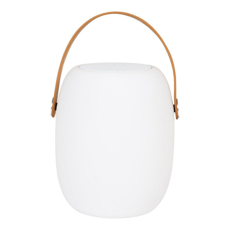 Cardiff LED Lamp - Lamp met riem, oplaadbaar, bluetooth-luidspreker, wit - Chic Choice