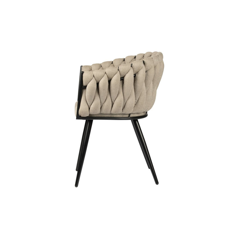 Wave stoel beige (Set van 2) - Chic Choice