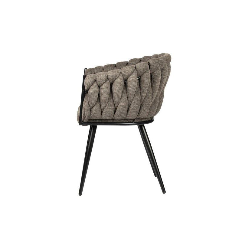 Wave stoel taupe (Set van 2) - Chic Choice
