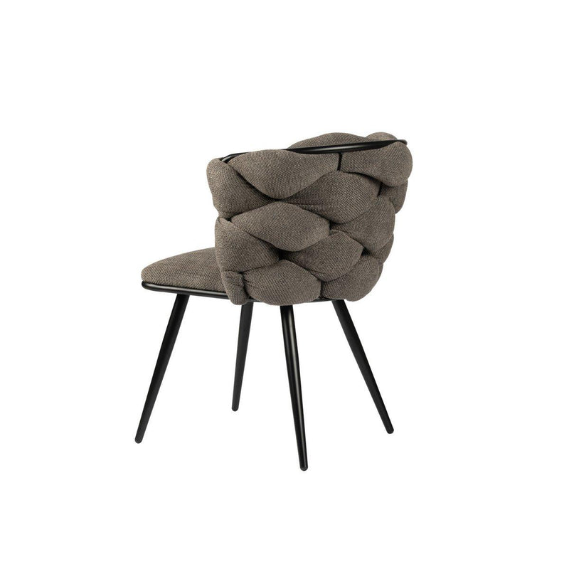 Schommelstoel taupe (Set van 2) - Chic Choice