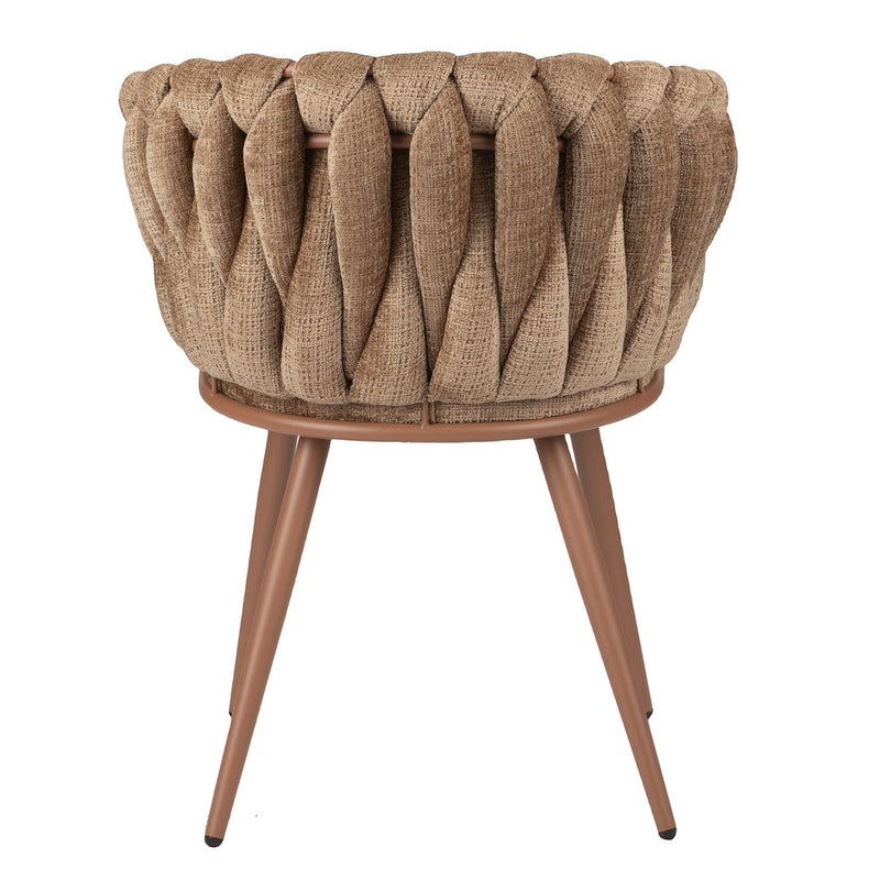Golfstoel karamel (set van 2) - Chic Choice
