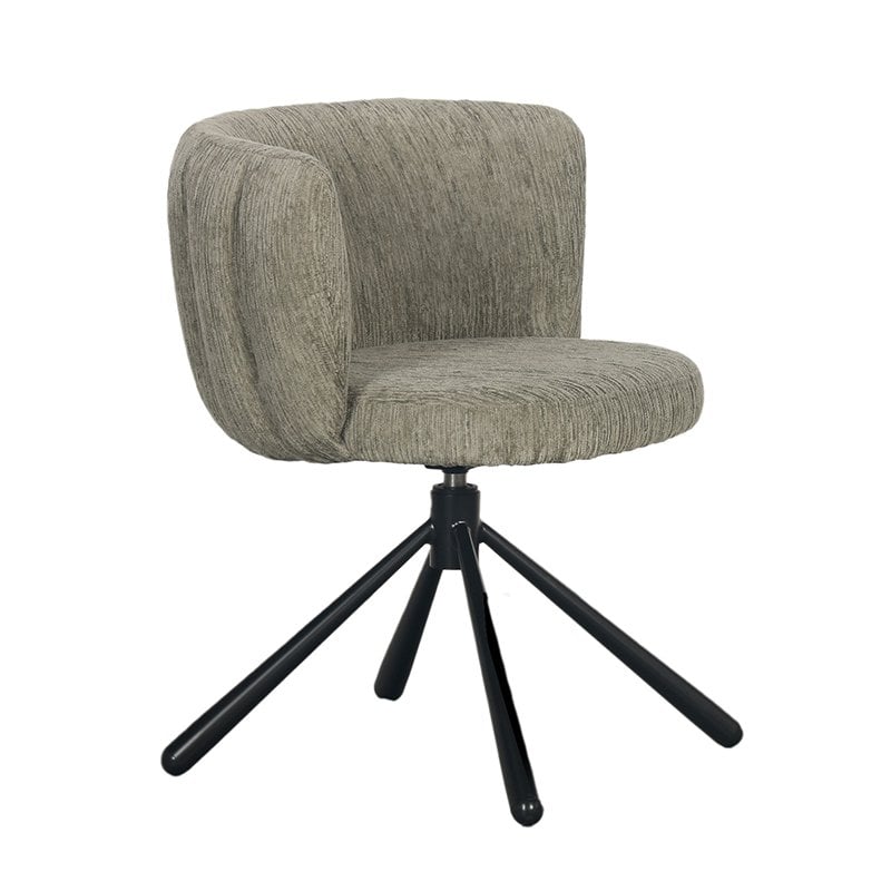 Schelp Draaistoel Krokodilgroen - Chic Choice