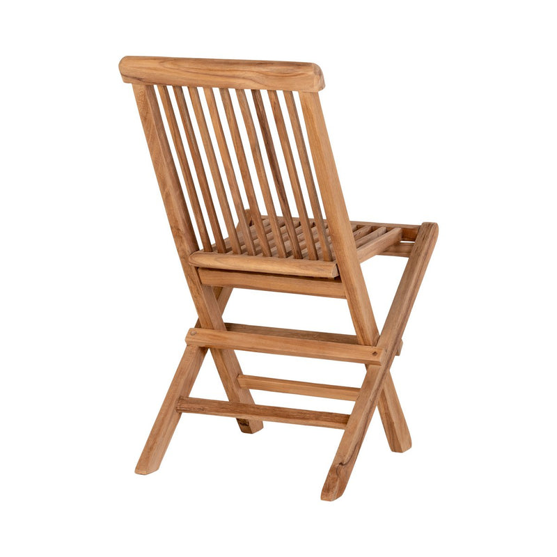 Toledo Kinderstoel - Teak, Natuurlijk - 31x42x58 cm - Set van 2 - Chic Choice