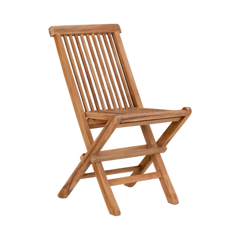 Toledo Kinderstoel - Teak, Natuurlijk - 31x42x58 cm - Set van 2 - Chic Choice
