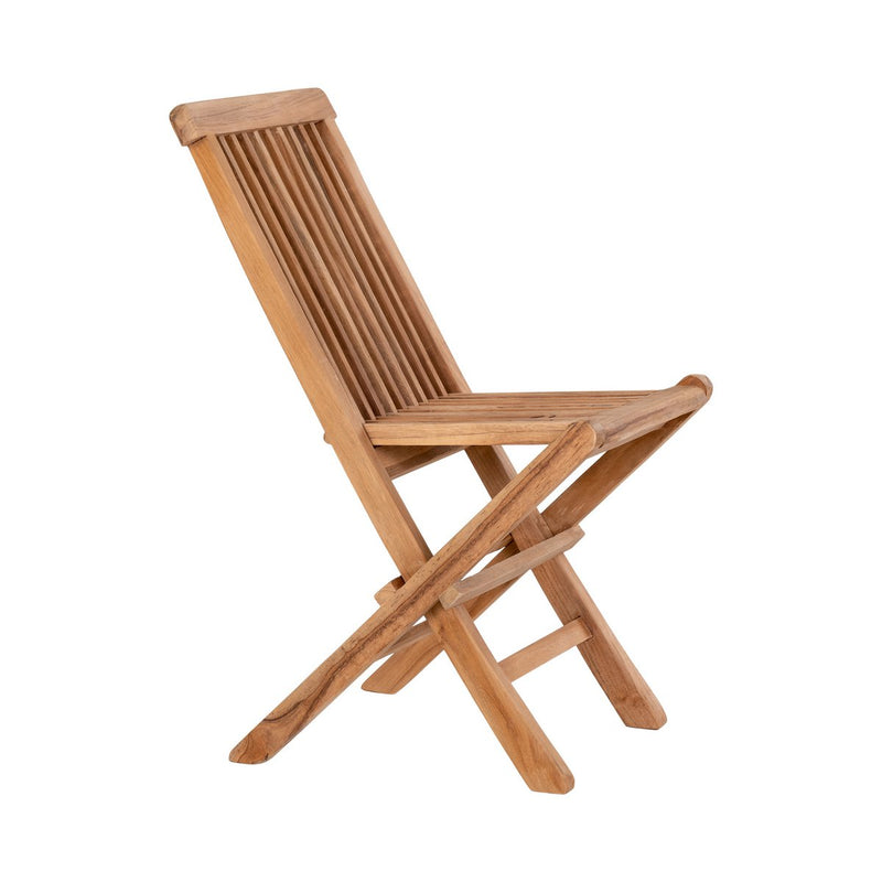 Toledo Kinderstoel - Teak, Natuurlijk - 31x42x58 cm - Set van 2 - Chic Choice