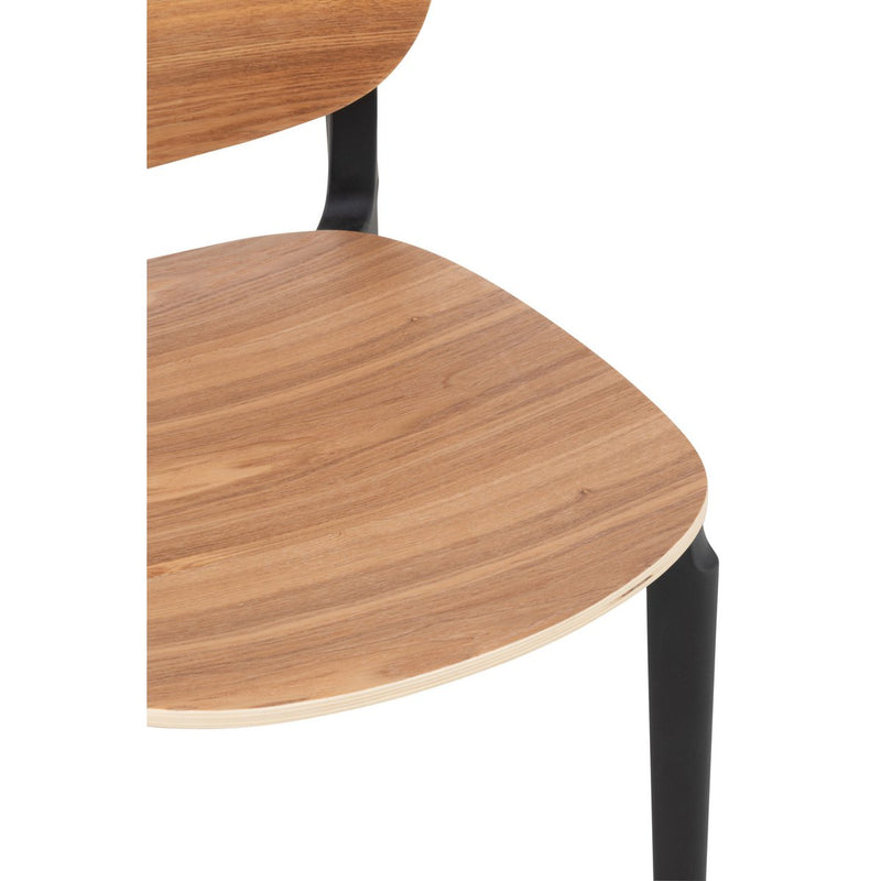 J-Line stoel Basic - polyester/kunststof - naturel - Chic Choice