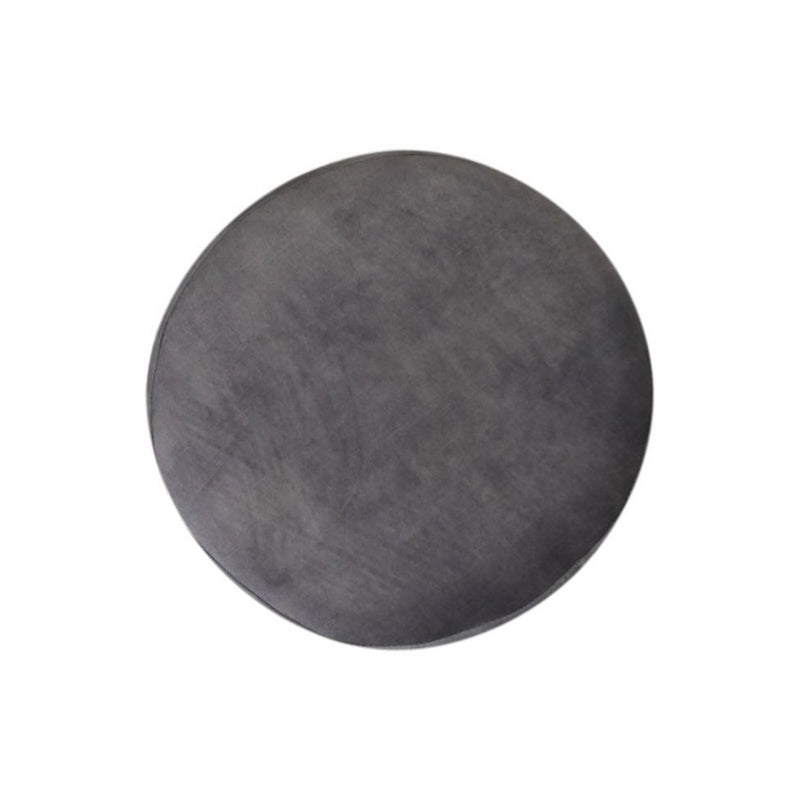 Poefringen - 45x45x40 - Dolfijngrijs - Adore 180 - Fluweel - Chic Choice