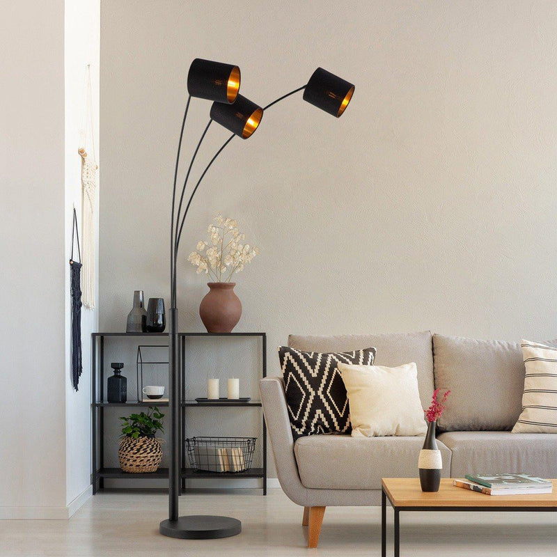 Home Sweet Home Moderne Vloerlamp - Staande Lamp - 3-lampenkapp - Chic Choice