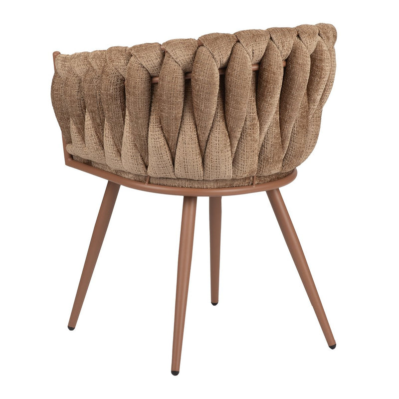 Golfstoel karamel (set van 2) - Chic Choice