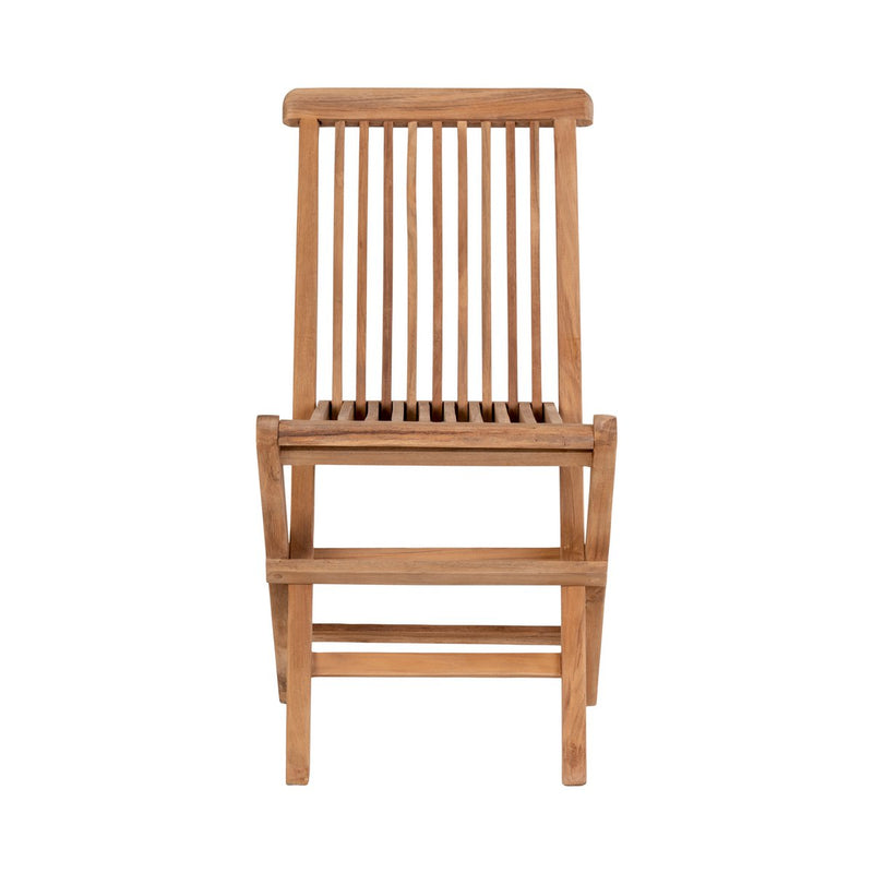 Toledo Kinderstoel - Teak, Natuurlijk - 31x42x58 cm - Set van 2 - Chic Choice