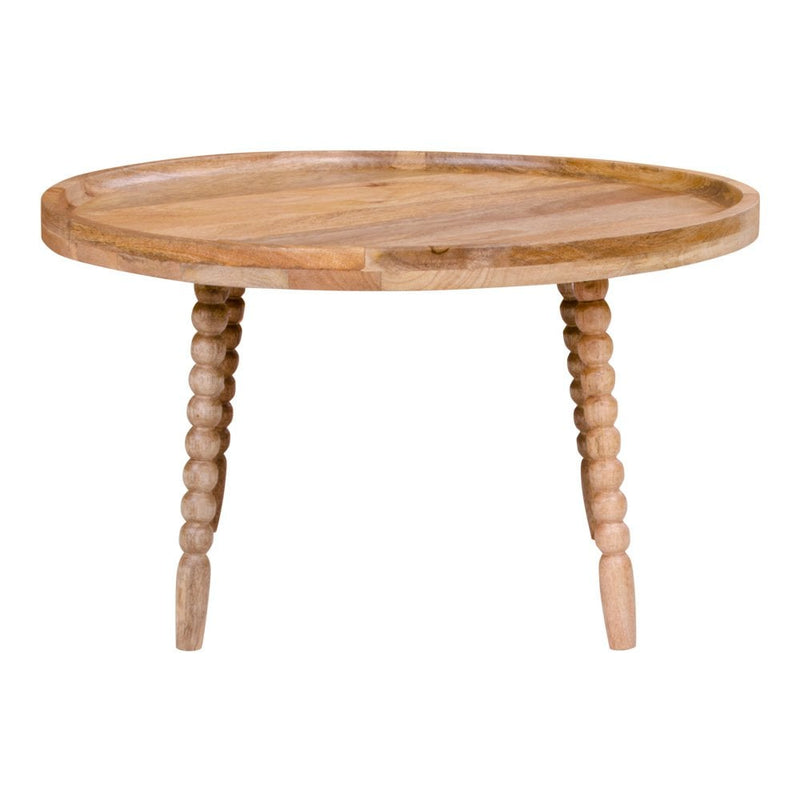 Jammu Salontafel - Mangohout, Naturel - Ø60x35 cm - Chic Choice