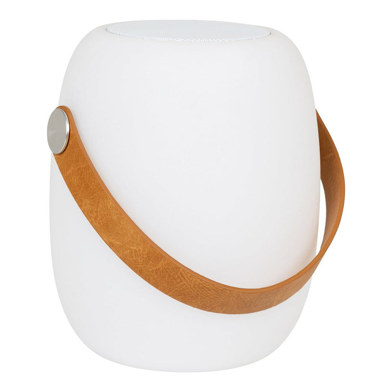 Cardiff LED Lamp - Lamp met riem, oplaadbaar, bluetooth-luidspreker, wit - Chic Choice