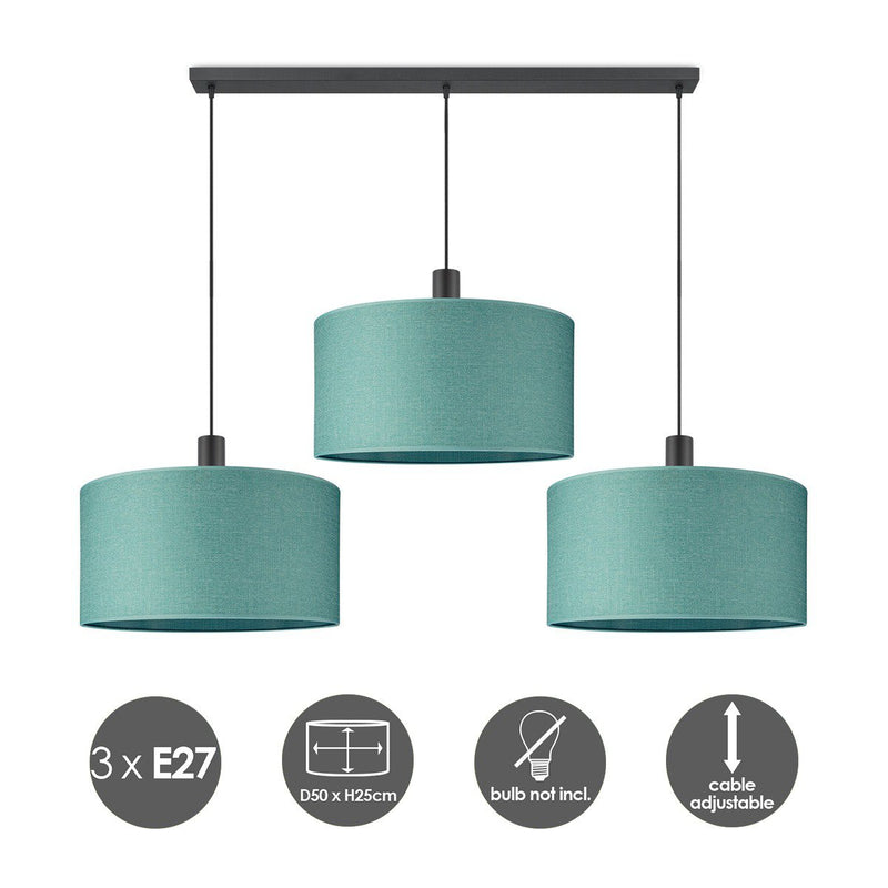 💎💡Home Sweet Home Kroonluchter – Modern Design met Turkooizen Accenten