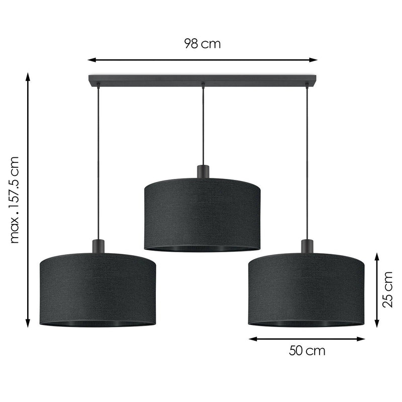 🖤💡Home Sweet Home Kroonluchter – Minimalistisch Design met Zwarte Elegantie