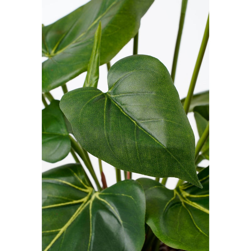 Anthurium Kunstplant in Bloempot Stan - H38 x Ø30 cm - Rood - Chic Choice