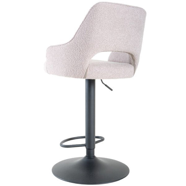 Barkruk Vivian – Bouclé – Naturel - Chic Choice