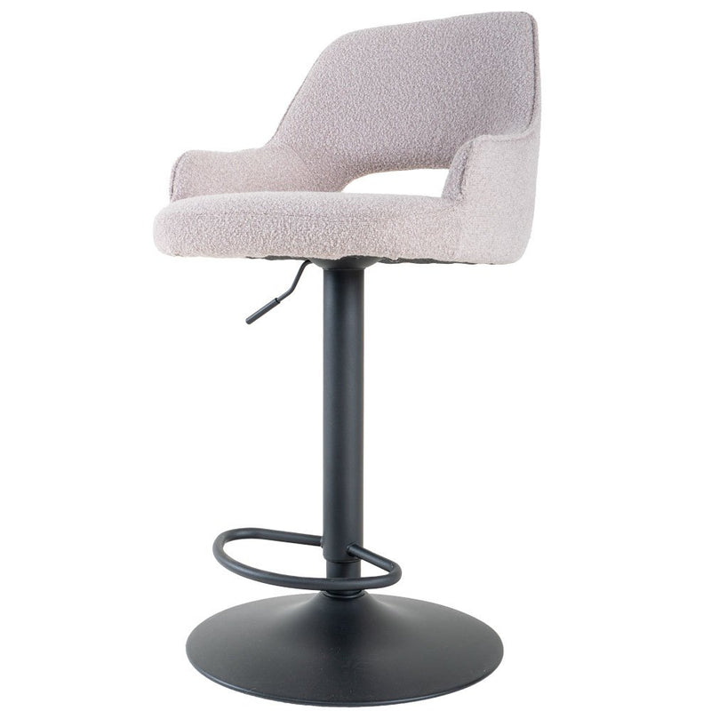 Barkruk Vivian – Bouclé – Naturel - Chic Choice