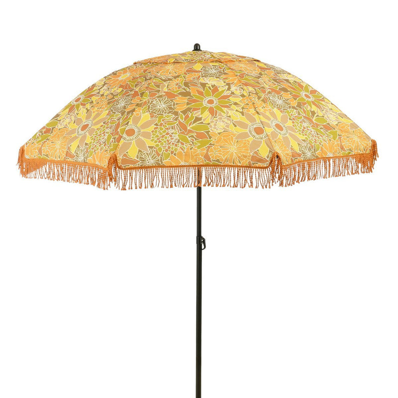 Bloem Parasol - H238 x Ø220 cm - Bruin - Chic Choice