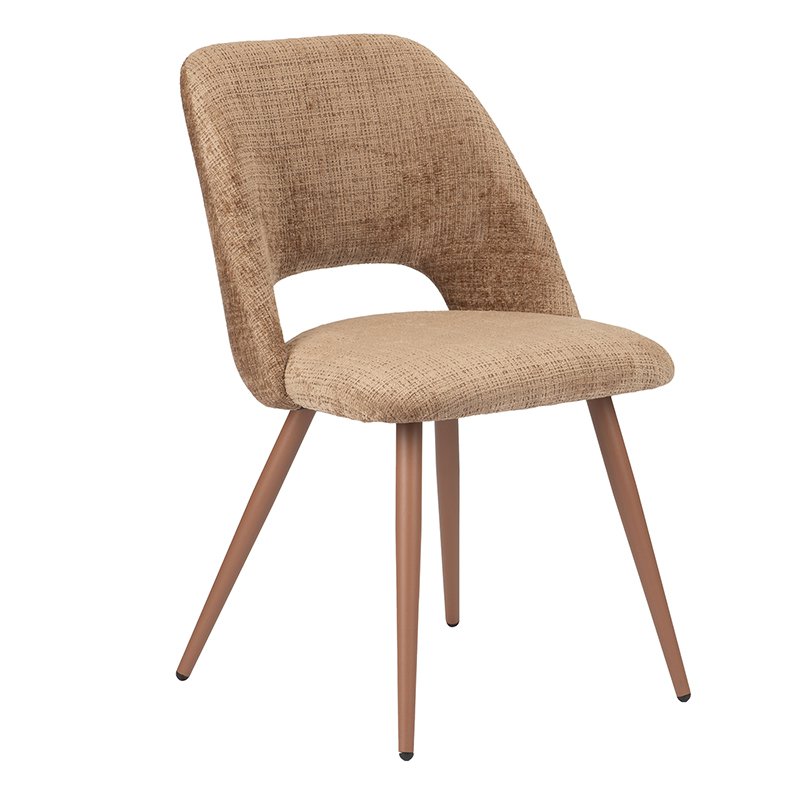 Boogstoel karamel (set van 2) - Chic Choice