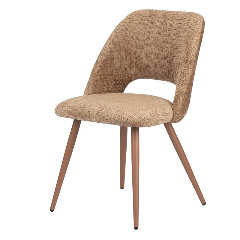 Boogstoel karamel (set van 2) - Chic Choice