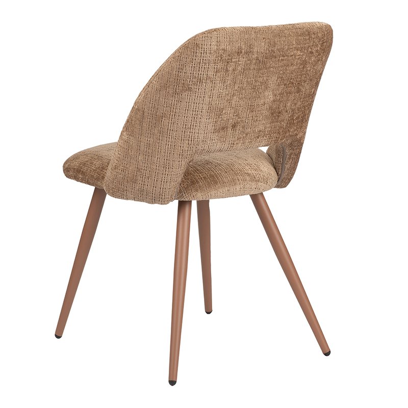 Boogstoel karamel (set van 2) - Chic Choice