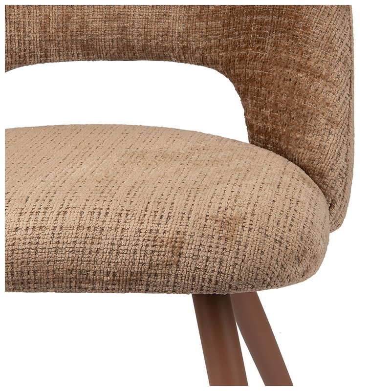 Boogstoel karamel (set van 2) - Chic Choice