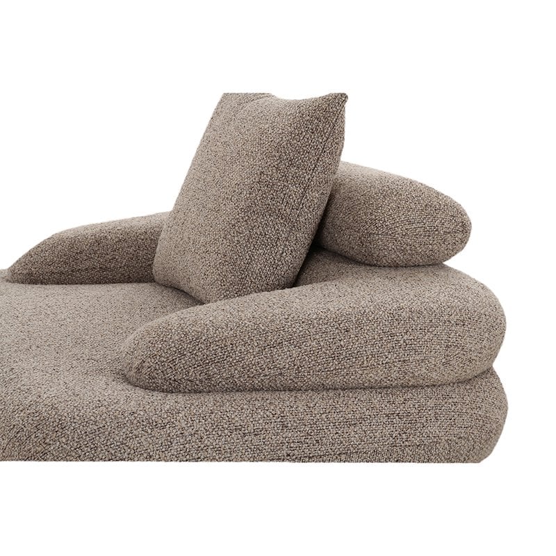 Cairo Loungestoel Sand Boucle - Chic Choice