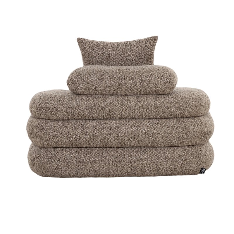 Cairo Loungestoel Sand Boucle - Chic Choice