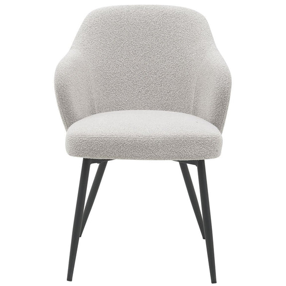 Eetkamerstoel Kendra – Bouclé – Naturel - Chic Choice