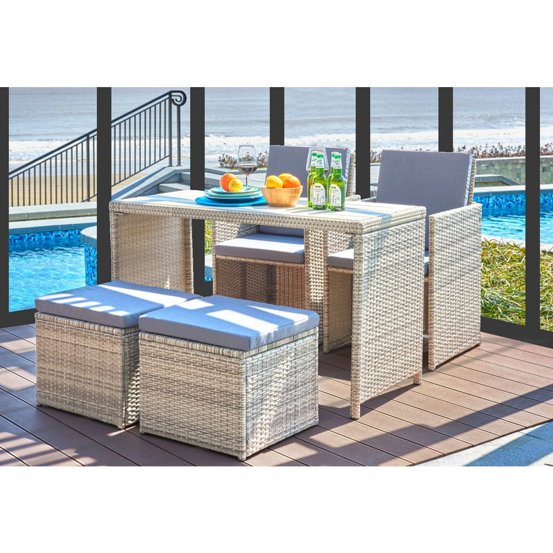Exclusieve 9-delige Tuinmeubelset - Chic Choice