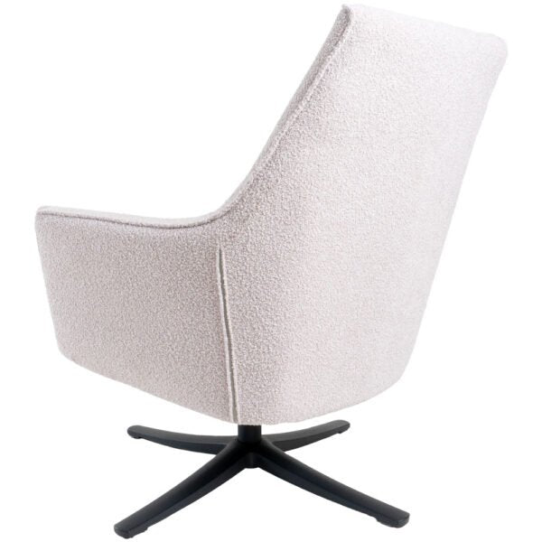 Fauteuil Ties – Bouclé – Naturel - Chic Choice