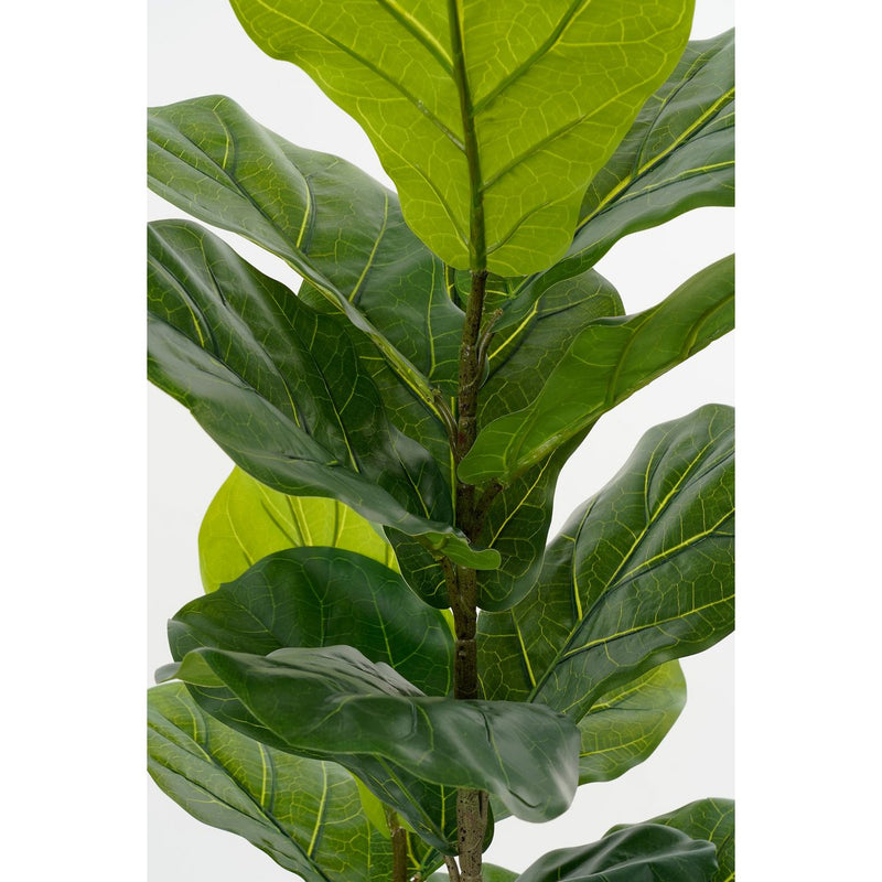 Ficus Lyrata Kunstplant in Pot - H150 x Ø50 cm - Groen - Chic Choice