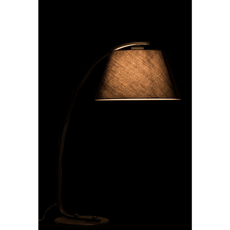 J-Line tafellamp Boog - metaal - zwart - Chic Choice