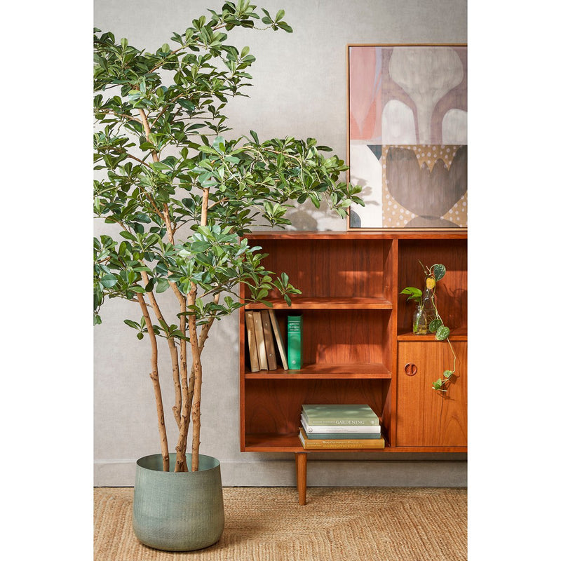 Kunstplant Olijfboom in Pot - H183 x Ø130 cm - Groen - Chic Choice