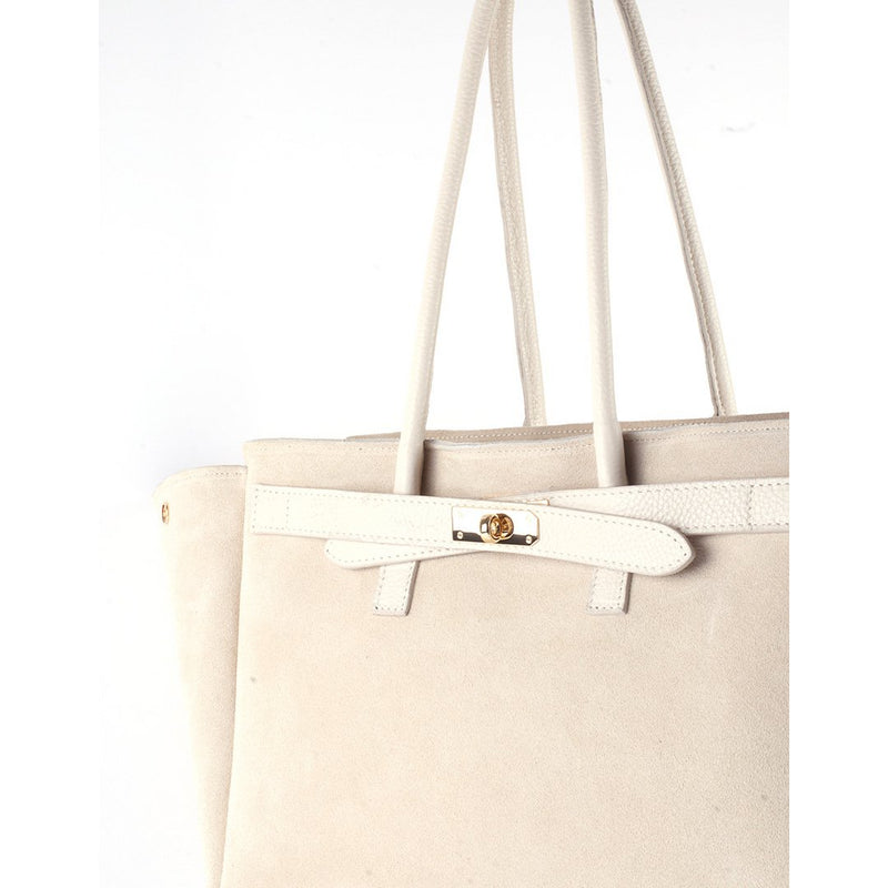Lederen handtas | Suède | 552346 - Chic Choice
