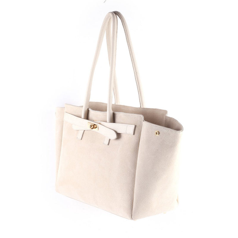 Lederen handtas | Suède | 552346 - Chic Choice