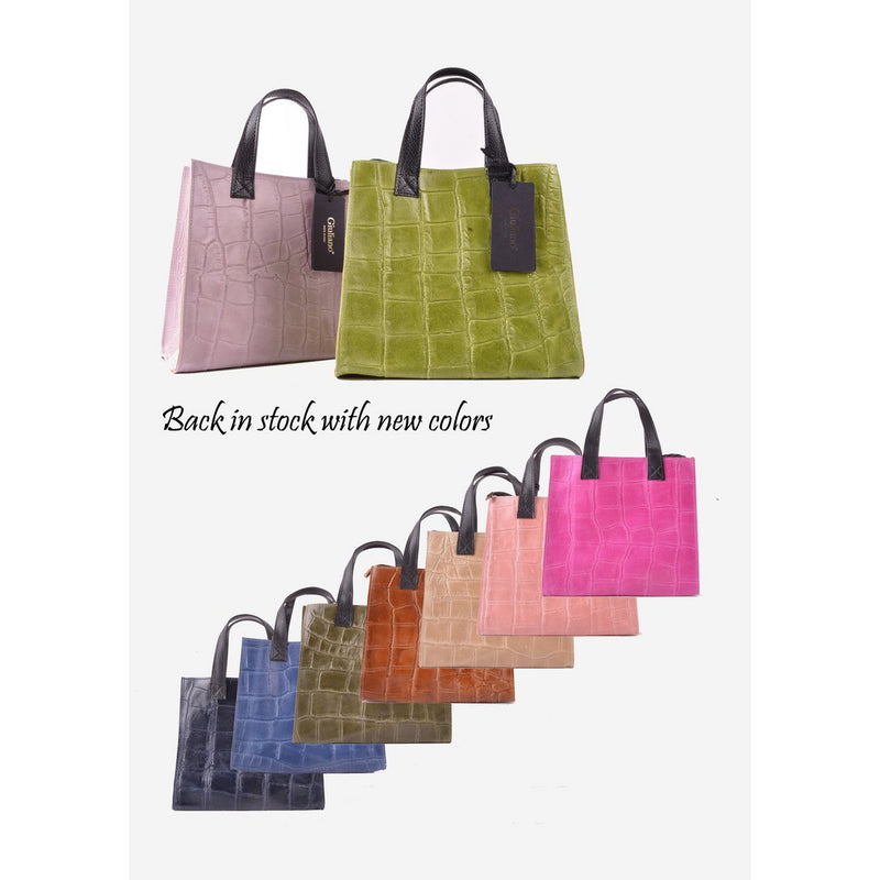 Leren handtas | Vierkant -Mat | 552572 - Chic Choice