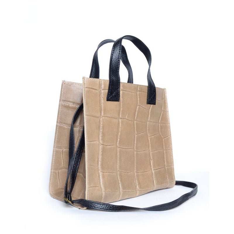 Leren handtas | Vierkant -Mat | 552572 - Chic Choice