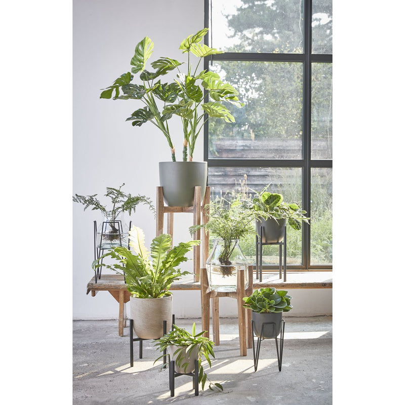 Monstera Kunstplant - H100 x Ø75 cm - Groen - Chic Choice