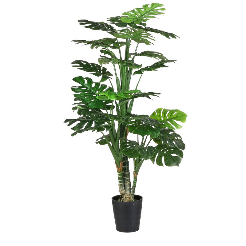 Monstera Kunstplant - H160 x Ø80 cm - Groen - Chic Choice