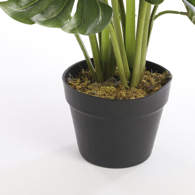 Monstera Kunstplant - H60 x Ø80 cm - Groen - Chic Choice