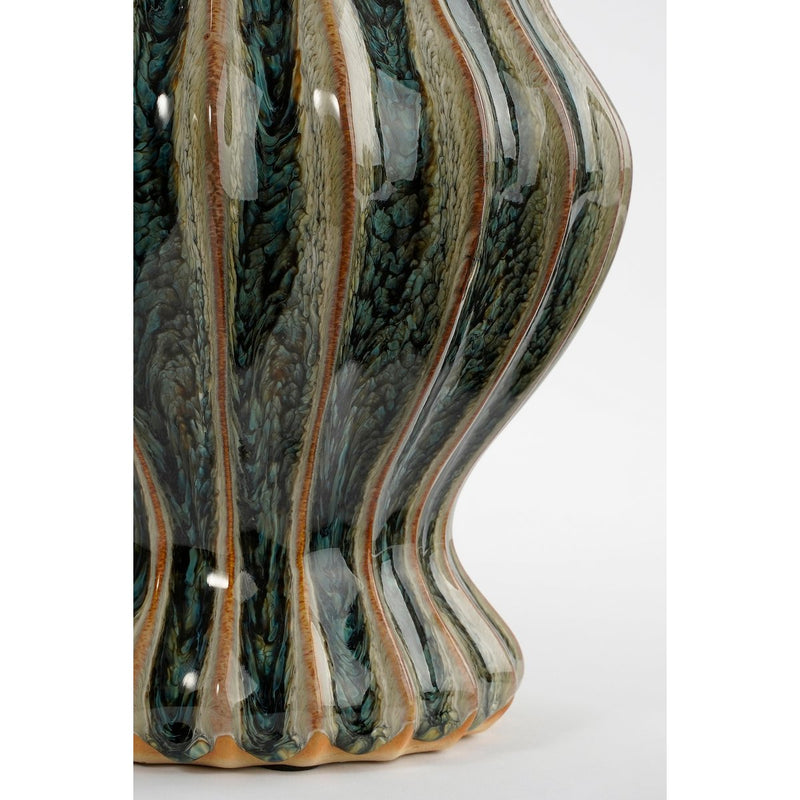 Pippa Vaas - H32 x Ø21 cm - Keramiek - Groen - Chic Choice