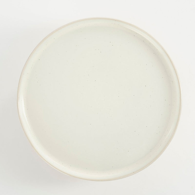 Racco Taartplateau - H11 x Ø28 cm - Steengoed - Off White - Chic Choice