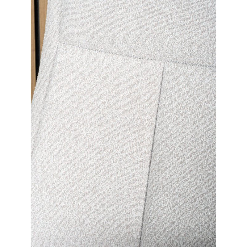 Relaxfauteuil Bindy + Hocker – Bouclé – Naturel - Chic Choice