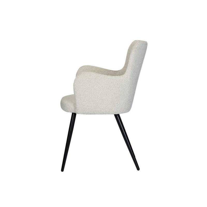Oorfauteuil parelwit (Set van 2) - Chic Choice