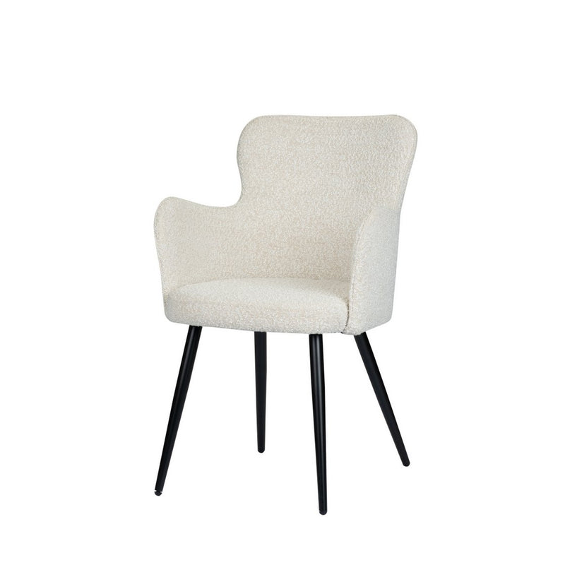 Oorfauteuil parelwit (Set van 2) - Chic Choice