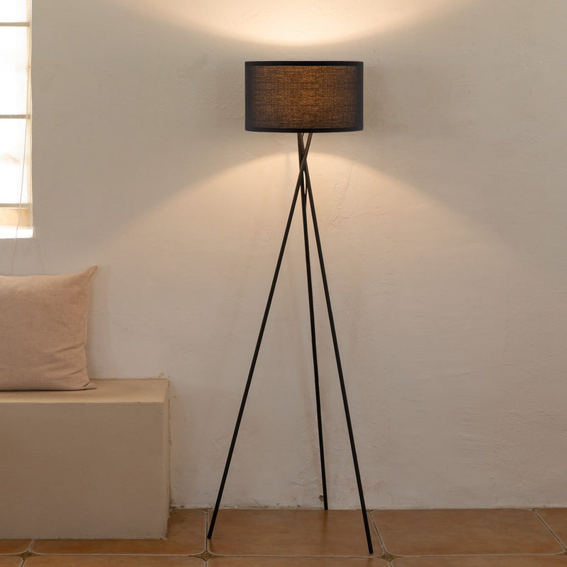 💡🖤 Moderne Vloerlamp met LED – Stijlvol, Functioneel en Sfeervol